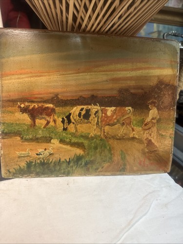 Tableau peinture sur isorel - peinture,
