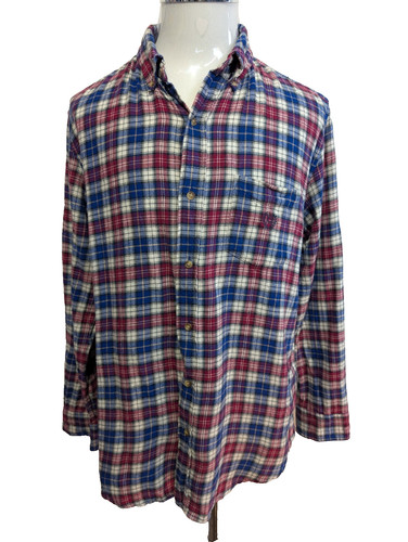 Chaps flanelle fushsia bleu - chaps,