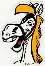 Morris  autocollant Lucky Luke