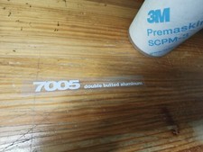 Autocollant autocollant autocollant vinyle Low Pursuit Track 7005 aluminium x...