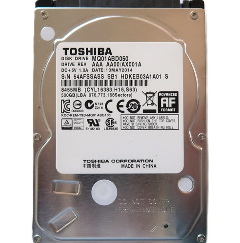 Toshiba mq01abd050 - toshiba,
