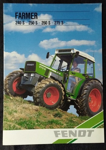 Rare brochure fendt neuve - -brochure,