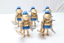 playmobil soldiers gold knight x5 chevaliers use 71604 3666 3667 3888 6000
