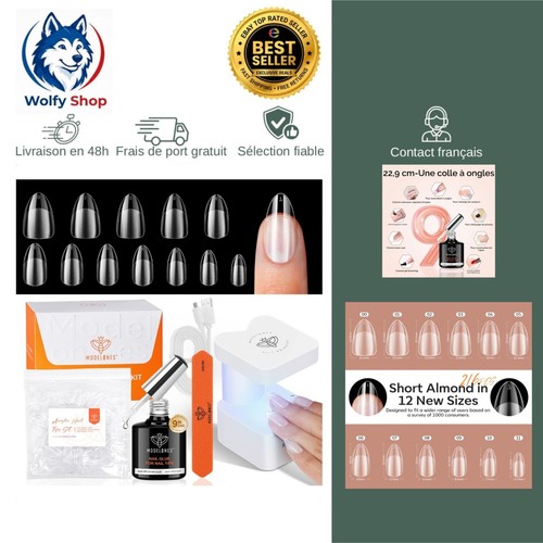 Modelones kit ongles amande - modelones,