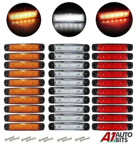30x 12v 24v led feux - 12v, 6