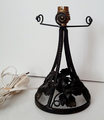 Pied lampe fer forgé - pied, en