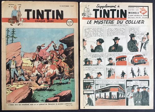 Tintin édition belge - tintin,