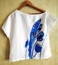 T-shirt / Top femme blanc à