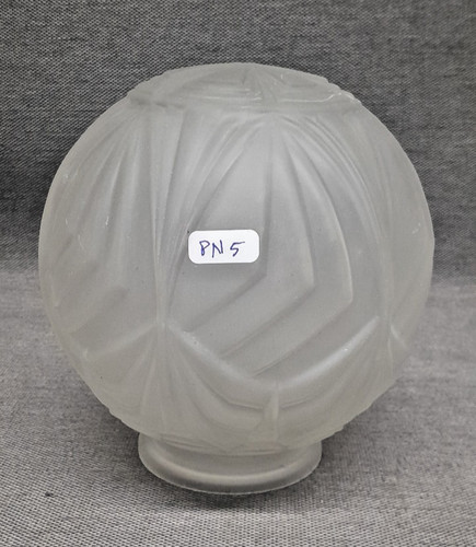 Lampe art deco globe verre - globe,