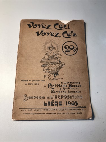 Souvenir expo liège 1905 - expo,