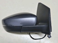 VW POLO 6R FRONT RIGHT DOOR ELECTRIC WING MIRROR GREY 6R2857502BG 6R0857934B