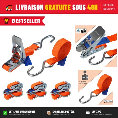 Sangle cliquet arrimage - à,