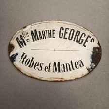 Ancienne Plaque émaillée