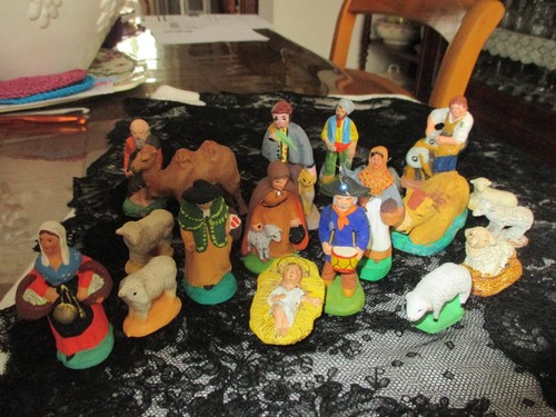 Lot anciens santons - d'anciens, et