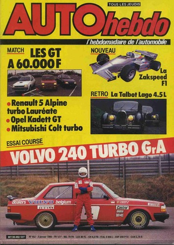Auto hebdo 452 01 - auto, n°452