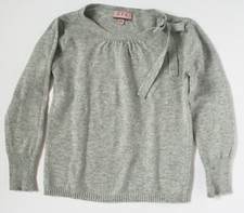 Monoprix pull COMME NEUF coton avec 10% ANGORA 5% CACHEMIRE, fille 6 ans