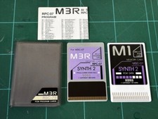 KORG M3R PCM PROGRAM CARDS SYNTH 2 RSC-7S MSC-07 & RPC-07 w/ case