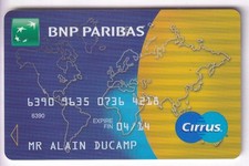 CARTE / CARD  BANQUE BANK