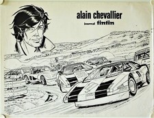 Tintin Journal Poster ALAIN CHEVALIER Christian DENAYER Ann. '70