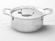 All-Clad d5 Stainless-Steel Polished 3-Qt casserole with Scratch lid