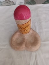 Erotique objet forme phallus 15 cms par 5cms socle 14 cms