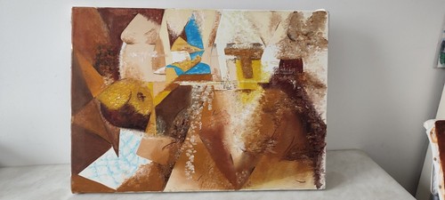 Huile toile tableau moderne - huile,