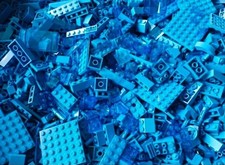 LEGO Vrac 250g bleu et bleu
