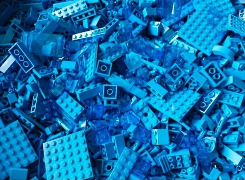 Lego vrac 250g bleu - 250g,
