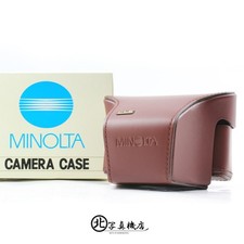 [Unused w/BOX] Minolta CLE Leather Camera Bag Case From JAPAN