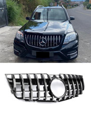 ✅ Radiator grille Panamericana AMG GT LOOK for Mercedes GLK X204 09-12 CHROME NEW