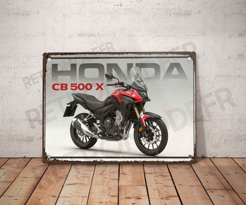 Plaque métal vintage honda - plaque,