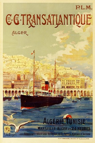 Cie transatlantique alger rdun - alger,