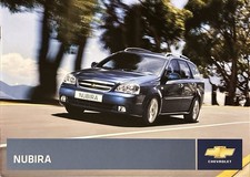 Chevrolet Nubira station wagon brochure Depliant 08/2007