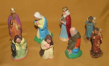 Santons crèche lot de 8
