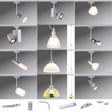 Chrome Mat - Variante Paulmann U-Rail Urail 230V Système de Systeme Barres Z