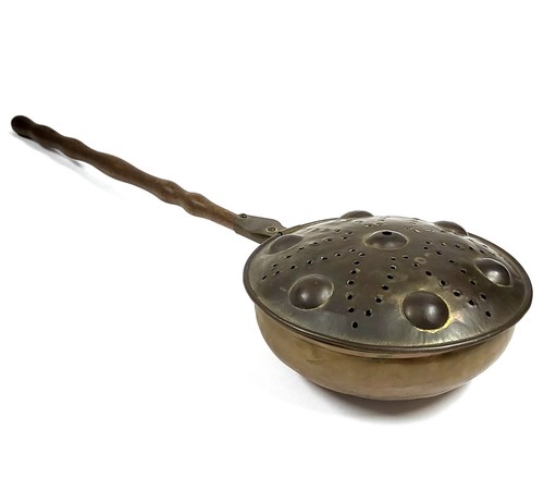 Chauffe lit cuivre antique - en,