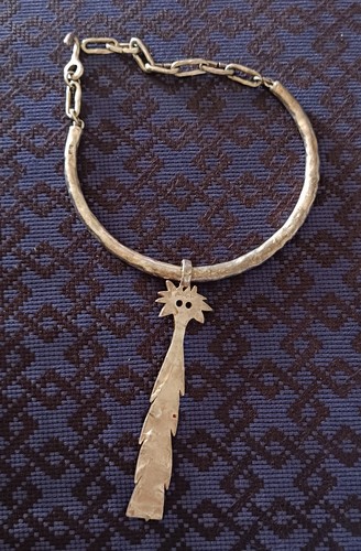 Collier vintage biche bere - collier,