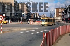 35mm Slide BELGIUM Brussels Bruxelles Tram Strassenbahn 7504 1972 Original