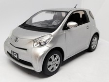 Toyota iQ Silver Metallic Color Sample Mini Car 1/24