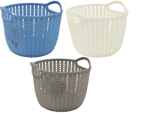 Rotin plastique fort rangement - rotin,