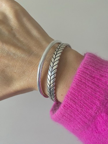 Bracelet jonc argent - bracelet,