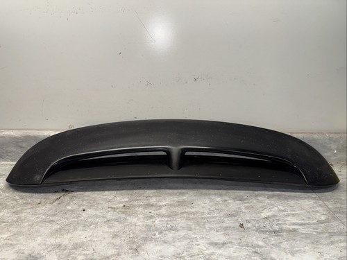 Rear trunk spoiler wing black - trunk,