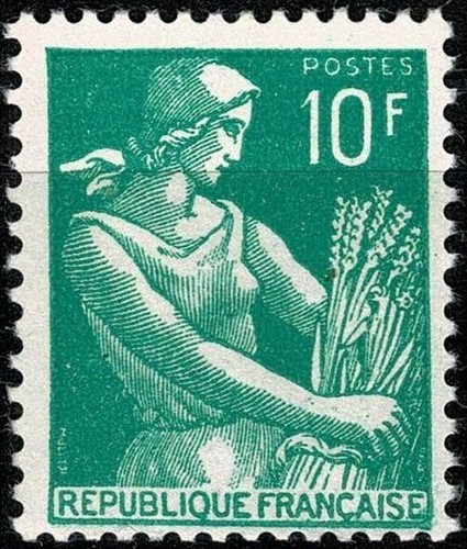 France 1957 moissonneuse yt - ,
