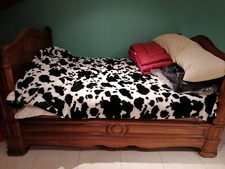 Lit style lorrain chêne