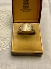 ANCIENNE BAGUE  OR ET ARGENT