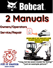 BOBCAT X341 EXCAVATOR MANUAL OPERATORS SERVICE REPAIR SHOP OWNERS PDF USB