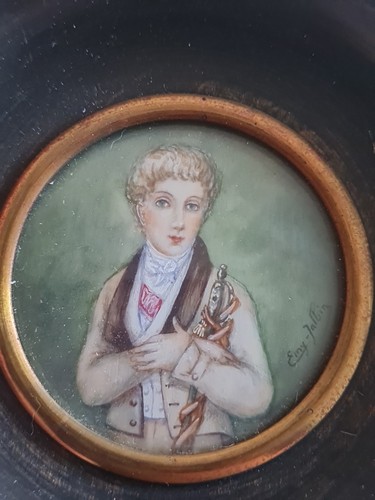 Peinture miniature portrait - portrait, du