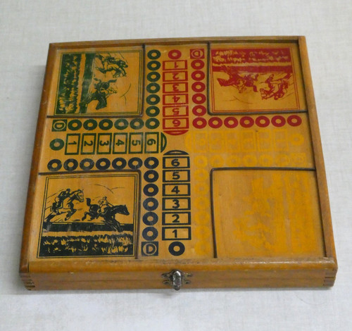Ancienne boite jeu dames - de,