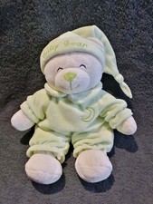 Doudou peluche ours blanc