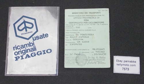 1990 piaggio nsl1t sfera - 1990, 50cc